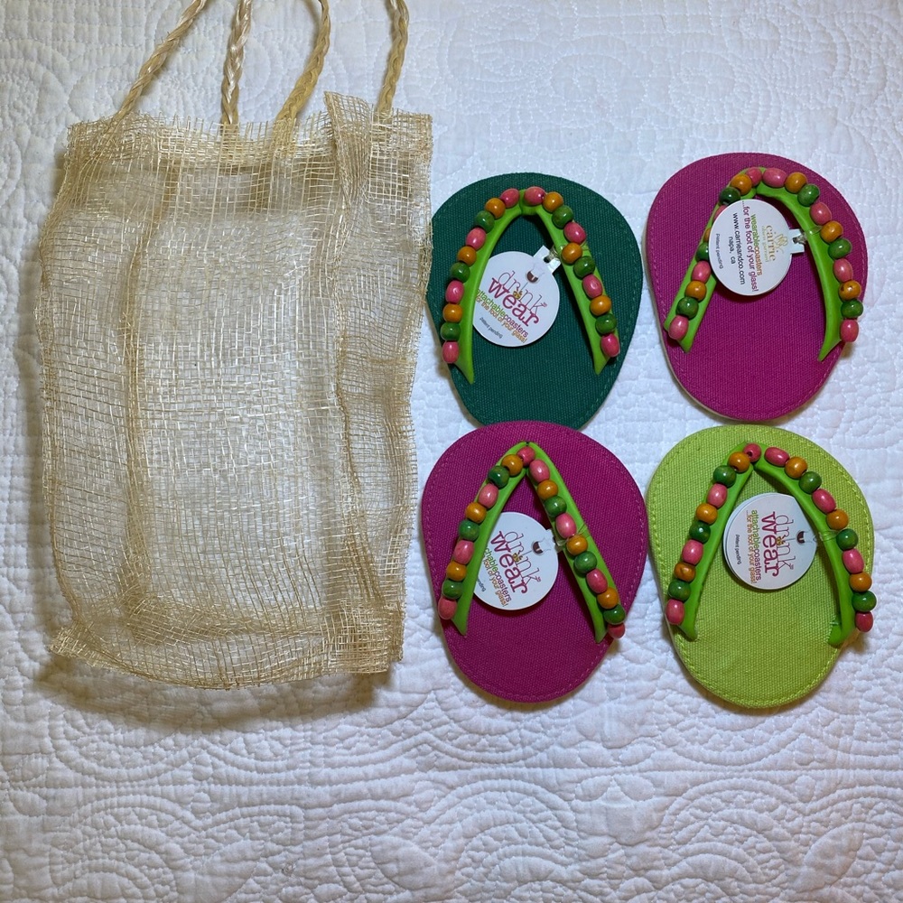 LAST CALL Flip flop Drink coasters
